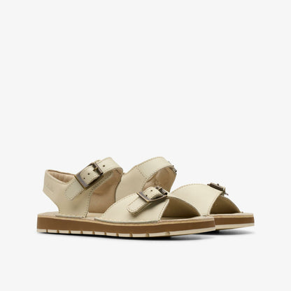 Clarks Classic / Playsun Kid Off White Leather
