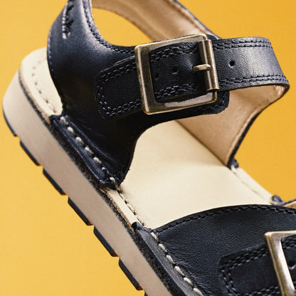 Clarks Top Pick / Playsun Kid Navy Leather