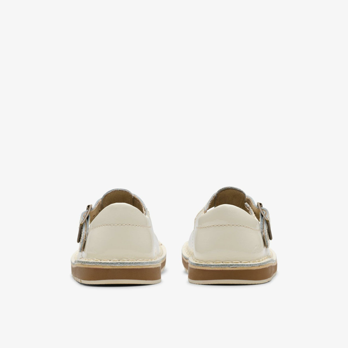 Clarks Essential / Joyful Skip Toddler White Patent