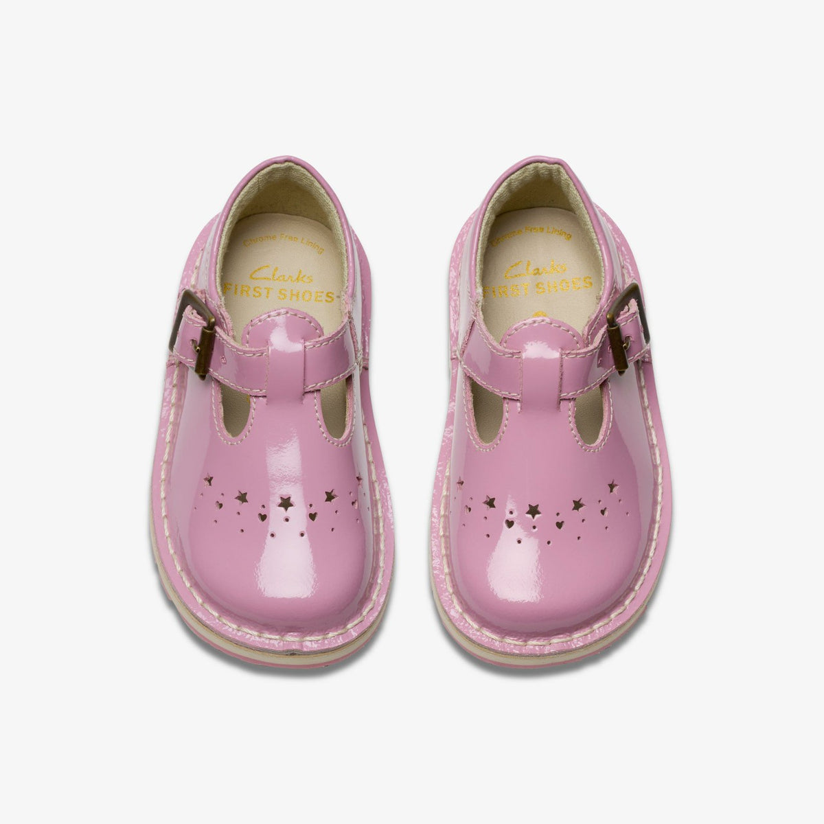 Clarks Customer Favorite / Joyful Skip Toddler Pink Patent