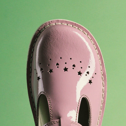 Clarks Exclusive / Joyful Skip Kid Pink Patent