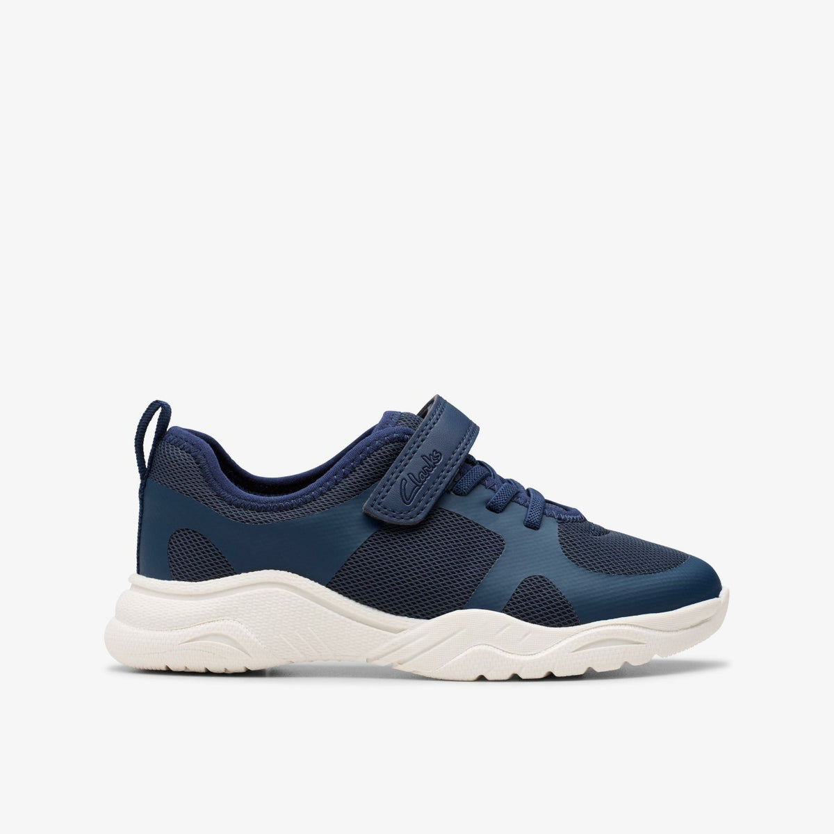 Clarks Hot Sale / Feather Ath Kid Navy
