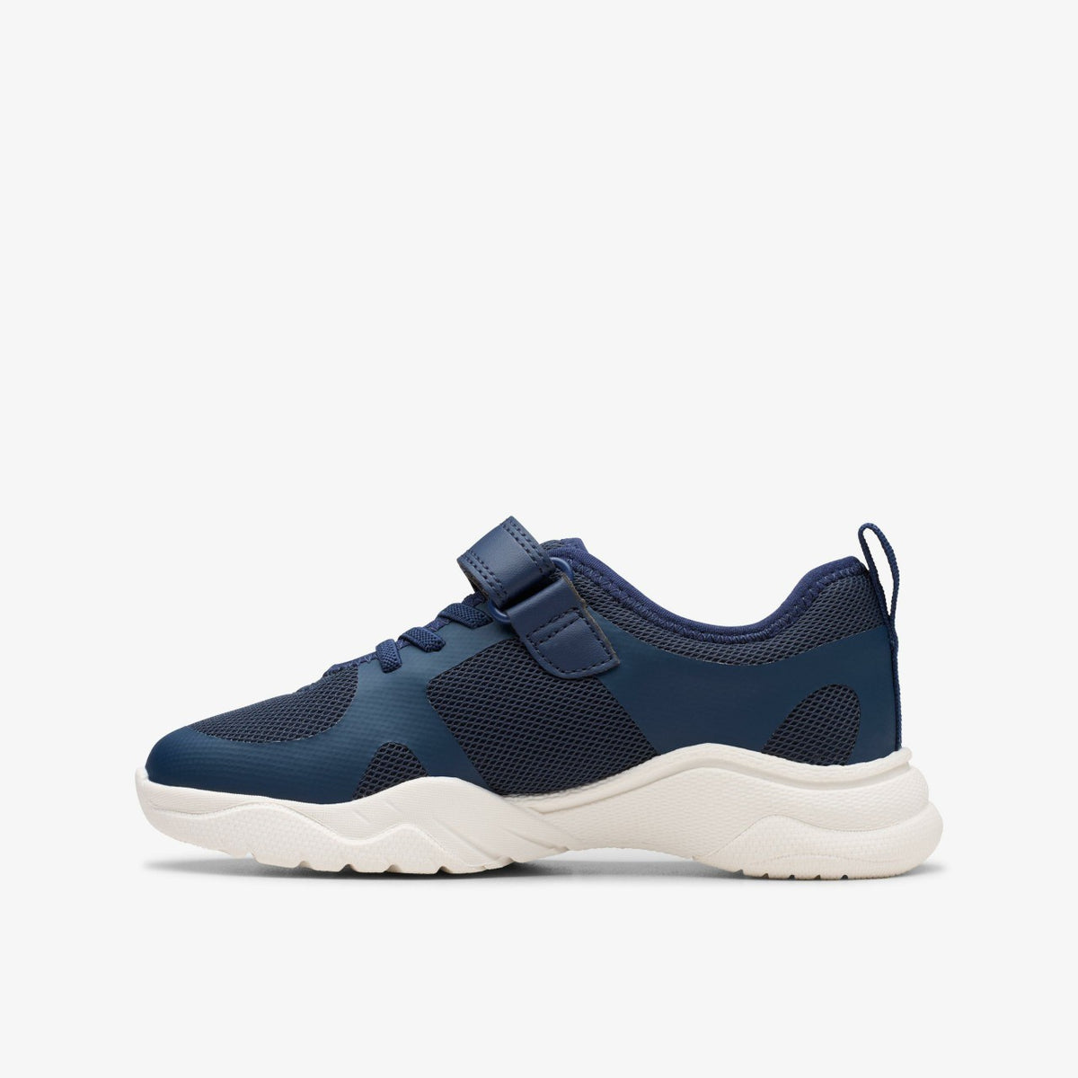 Clarks Hot Sale / Feather Ath Kid Navy