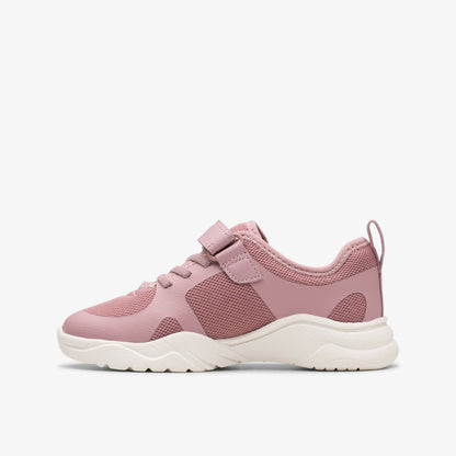 Clarks Great Value / Feather Ath Kid Dusty Pink