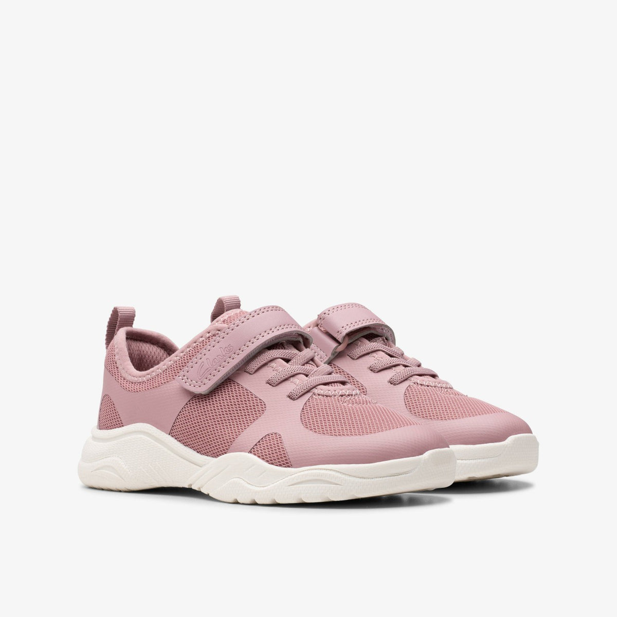Clarks Great Value / Feather Ath Kid Dusty Pink