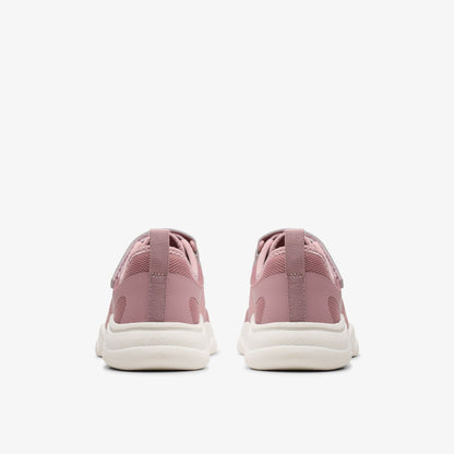 Clarks Great Value / Feather Ath Kid Dusty Pink