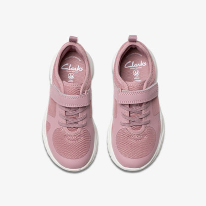 Clarks Great Value / Feather Ath Kid Dusty Pink