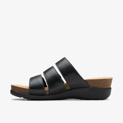 Clarks Latest / Calenne Lily Black Leather