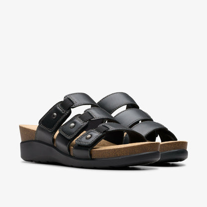 Clarks Latest / Calenne Lily Black Leather
