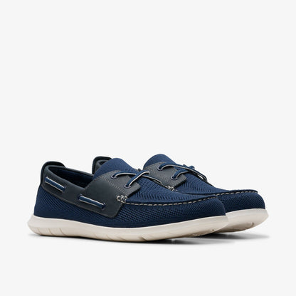 Clarks Top Pick / Flexway Tie Navy Combination