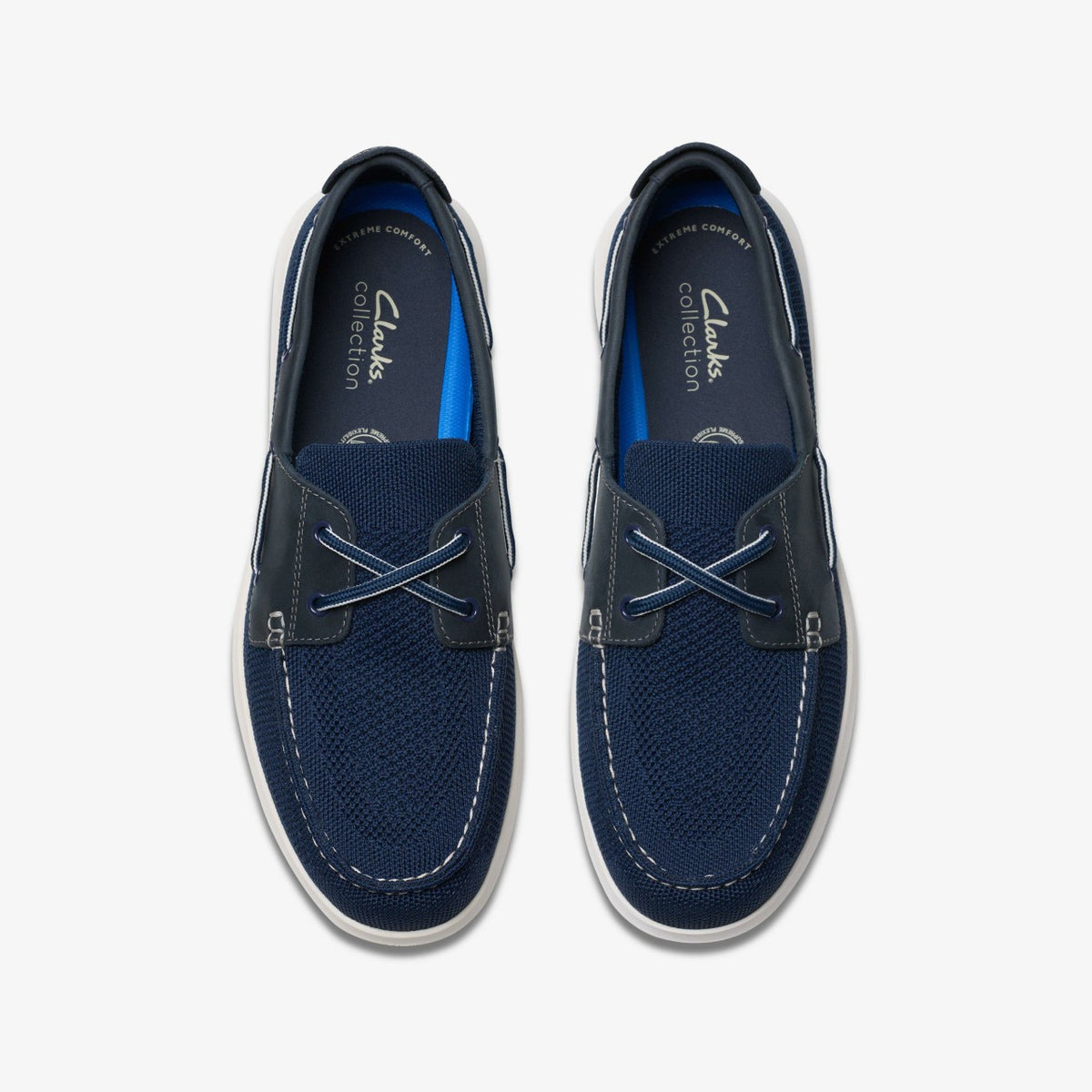 Clarks Top Pick / Flexway Tie Navy Combination