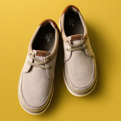 Clarks Special Offer / Relax Lite Lace Sand Textile