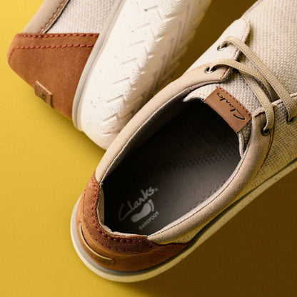 Clarks Special Offer / Relax Lite Lace Sand Textile