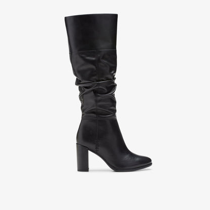 Clarks Deals / Freva 85 Slouch Black Leather