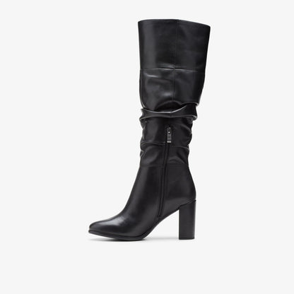 Clarks Deals / Freva 85 Slouch Black Leather
