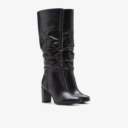 Clarks Deals / Freva 85 Slouch Black Leather
