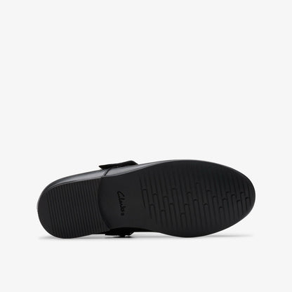 Clarks Signature / Finja Tap Older Black Leather