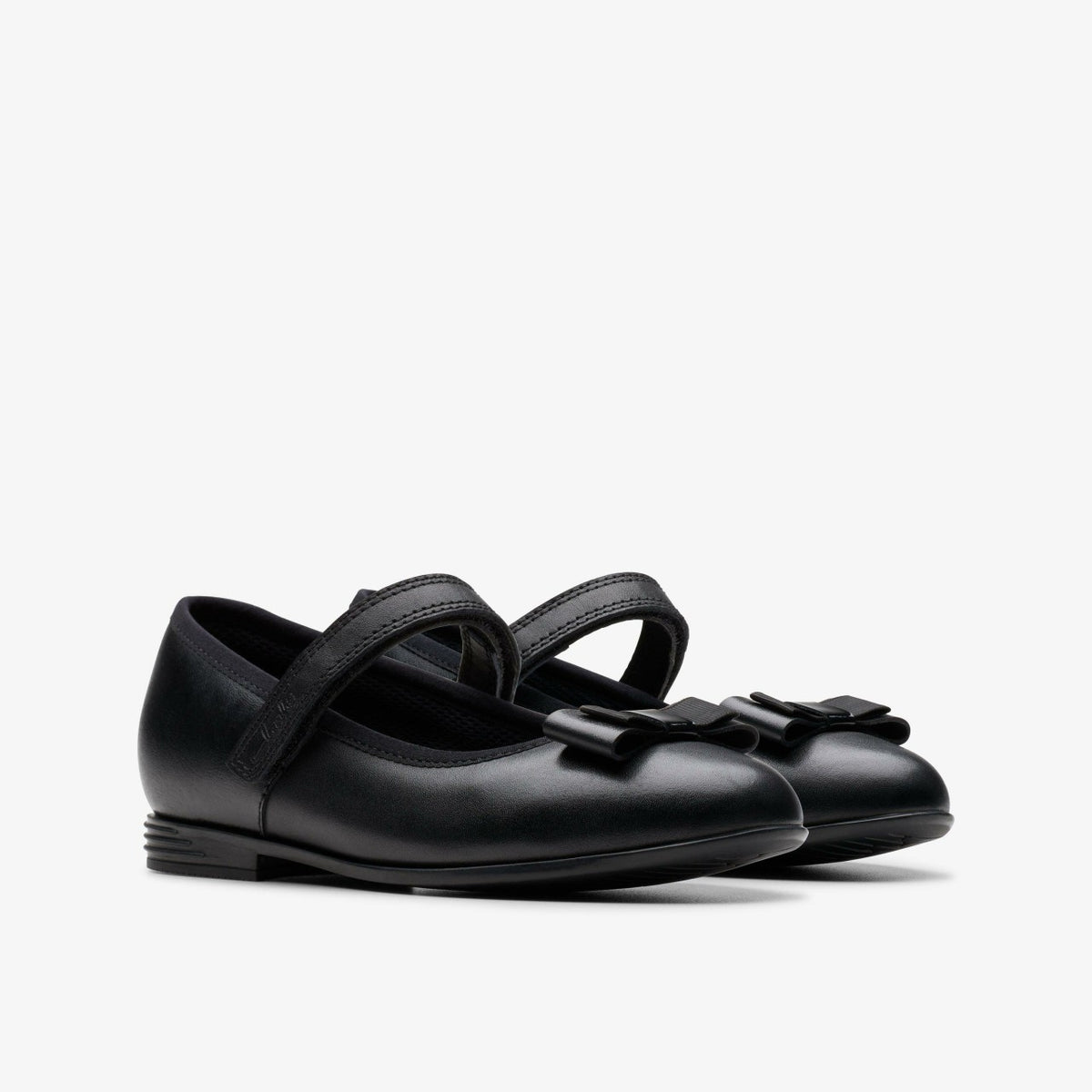 Clarks Signature / Finja Tap Older Black Leather