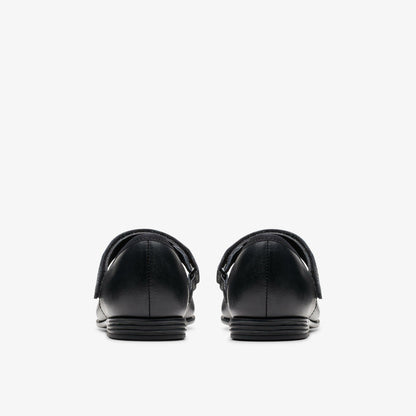 Clarks Signature / Finja Tap Older Black Leather