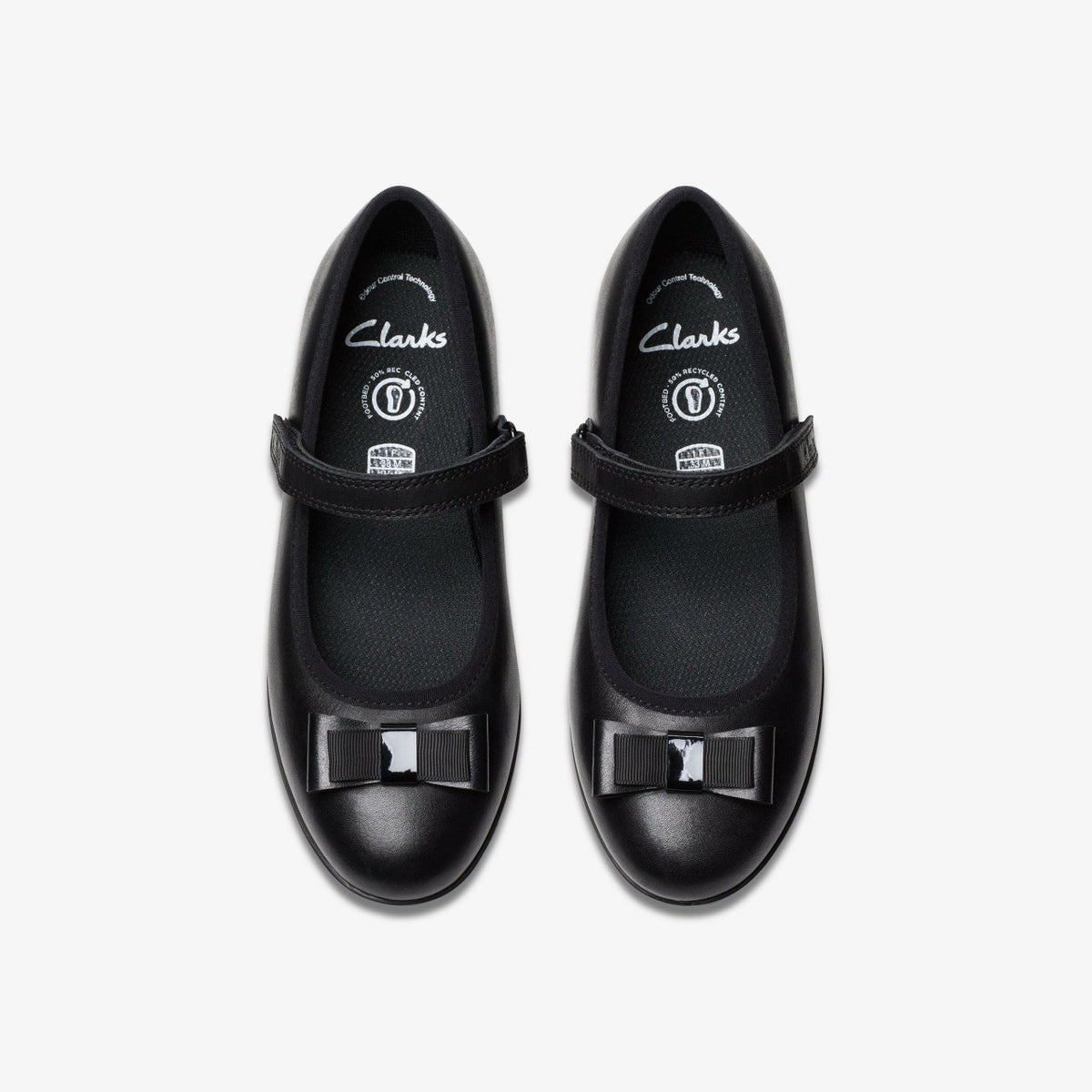 Clarks Signature / Finja Tap Older Black Leather