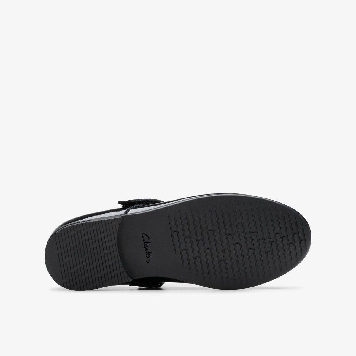 Clarks Quality / Finja Tap Older Black Patent