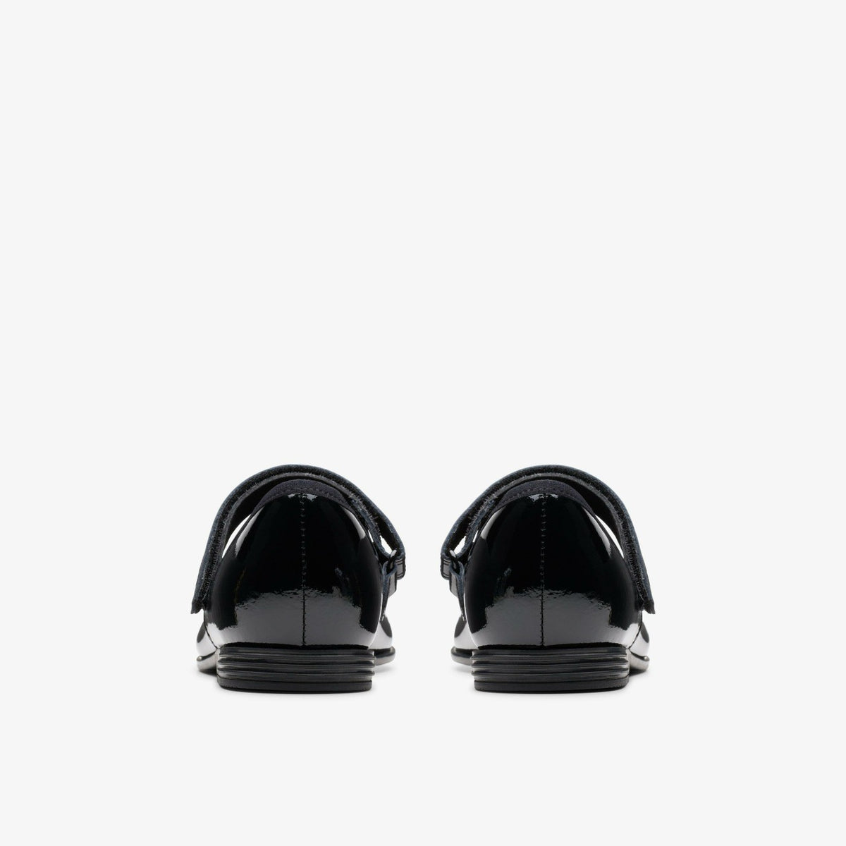 Clarks Quality / Finja Tap Older Black Patent