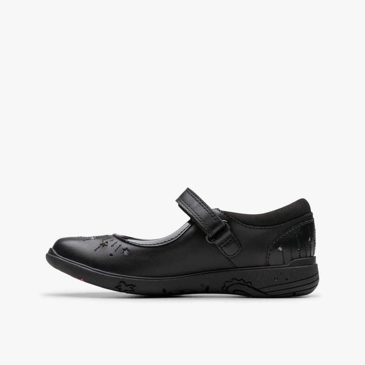 Clarks Customer Favorite / Relda Wish Kid Black Leather