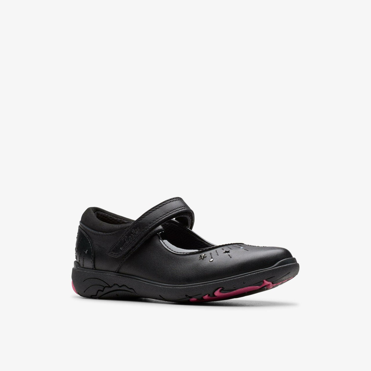 Clarks Customer Favorite / Relda Wish Kid Black Leather
