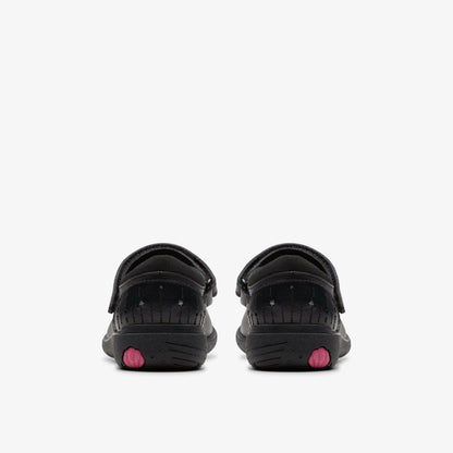 Clarks Customer Favorite / Relda Wish Kid Black Leather
