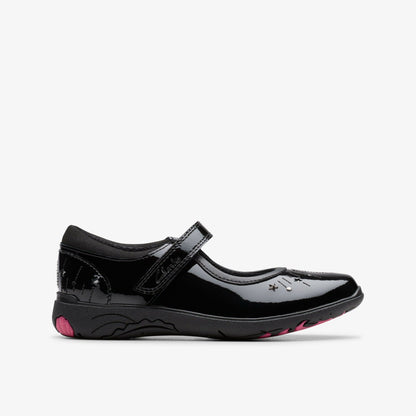 Clarks Discount / Relda Wish Kid Black Patent