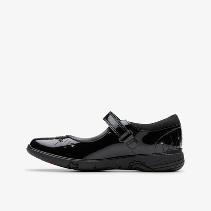 Clarks Discount / Relda Wish Kid Black Patent