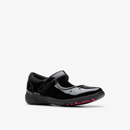 Clarks Discount / Relda Wish Kid Black Patent