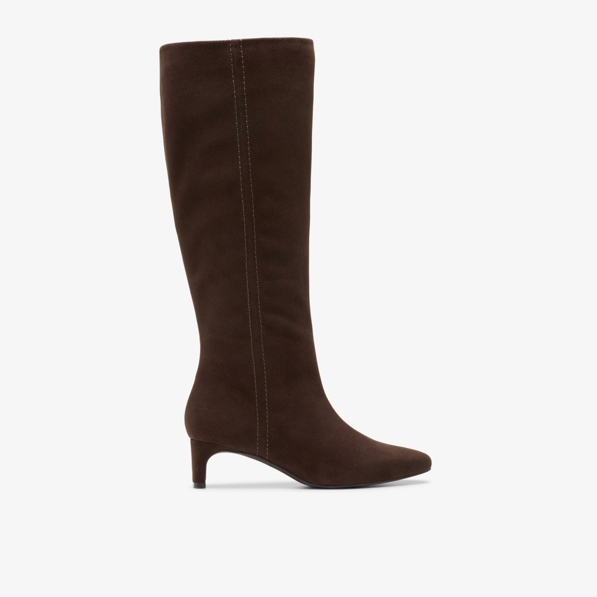 Clarks Quality / Edina Tall Dark Brown Suede