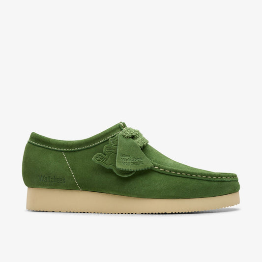 Clarks Featured / Wallabee 2604 Green Suede