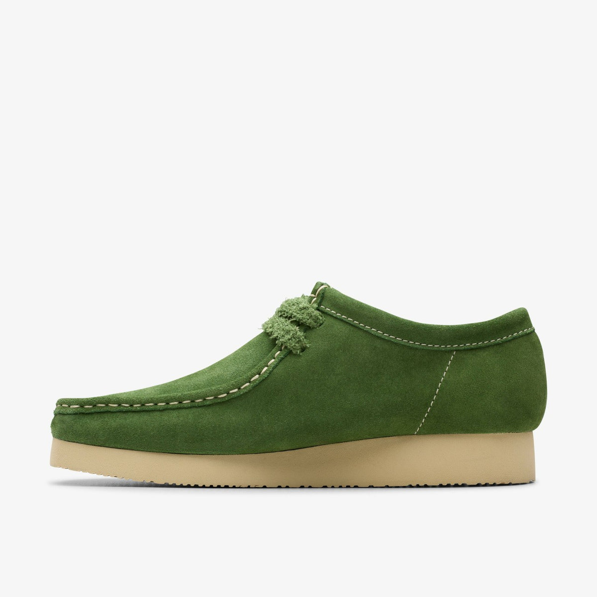 Clarks Featured / Wallabee 2604 Green Suede