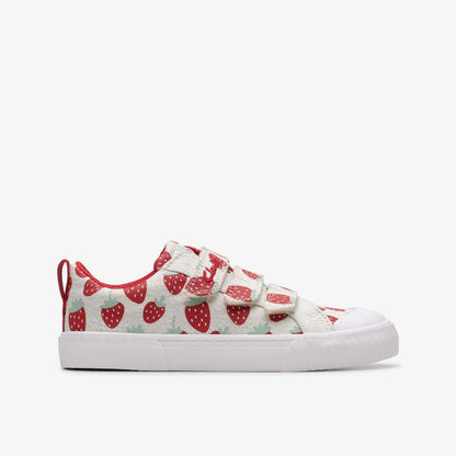 Clarks Value / Foxing Fraise Kid Cotton Metallic