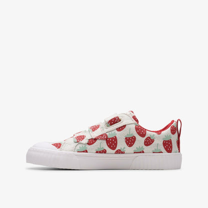 Clarks Value / Foxing Fraise Kid Cotton Metallic