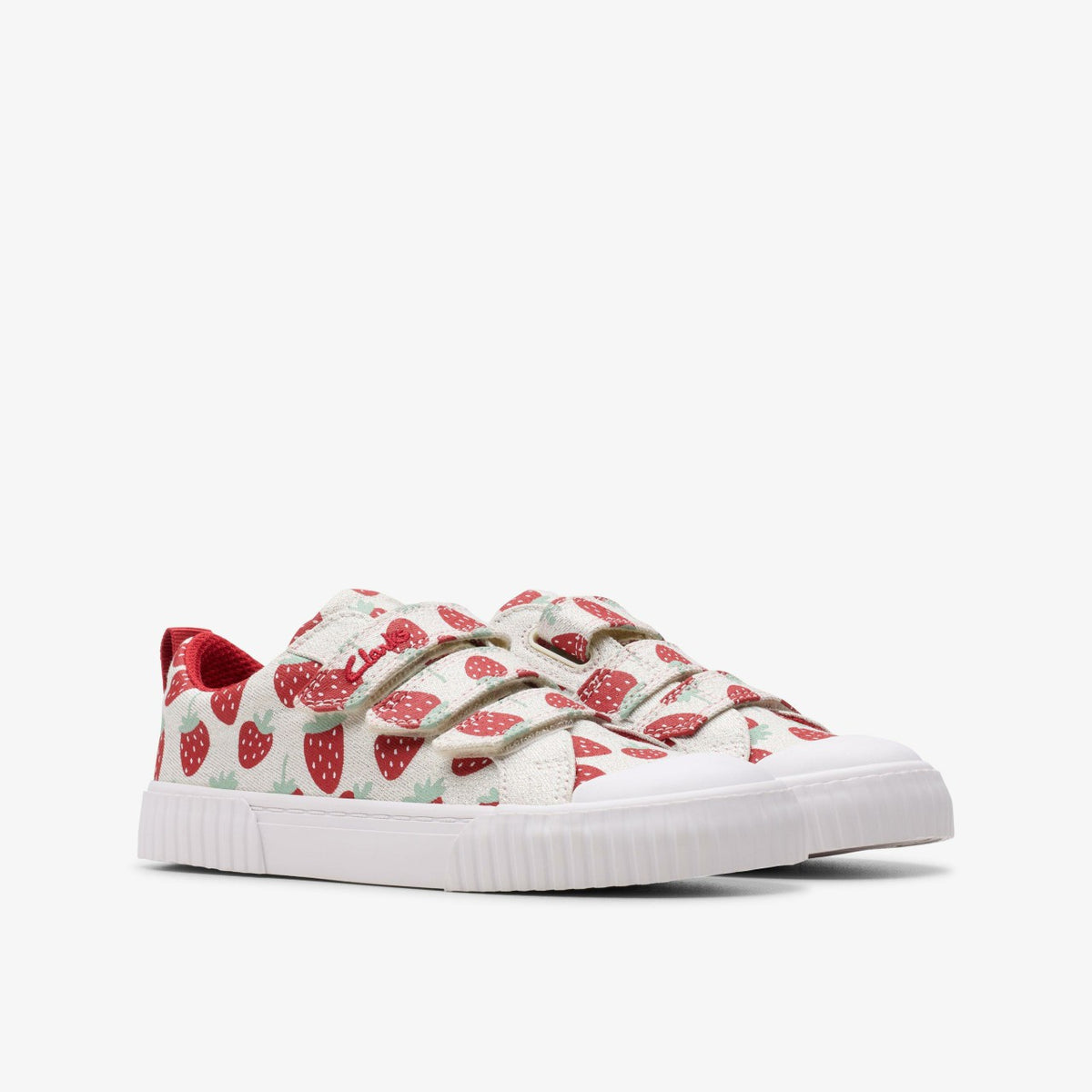 Clarks Value / Foxing Fraise Kid Cotton Metallic