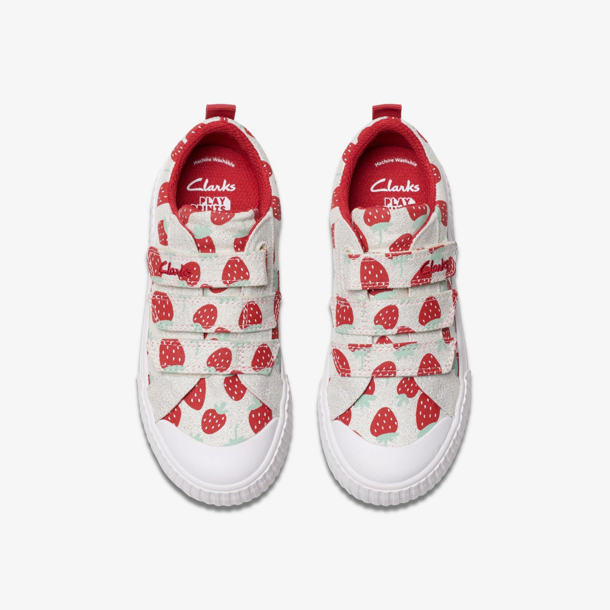 Clarks Value / Foxing Fraise Kid Cotton Metallic