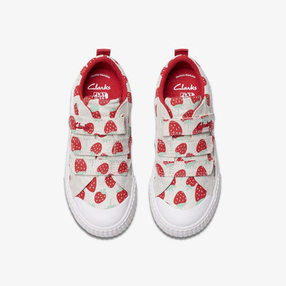Clarks Value / Foxing Fraise Kid Cotton Metallic