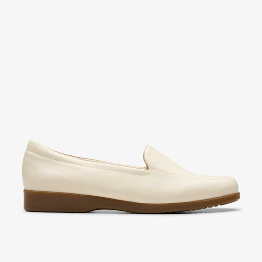 Clarks Popular / Georgia Cream Leather