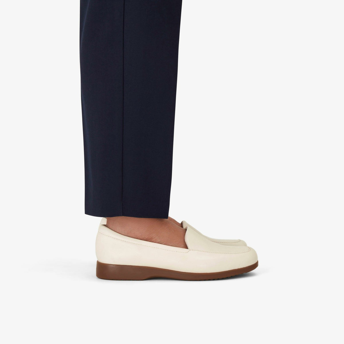 Clarks Popular / Georgia Cream Leather