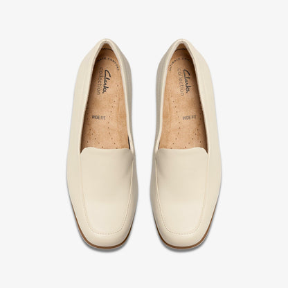 Clarks Popular / Georgia Cream Leather
