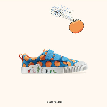 Clarks Customer Favorite / Roald Dahl James & the Giant Peach Foxing Air Kid Blue Canvas
