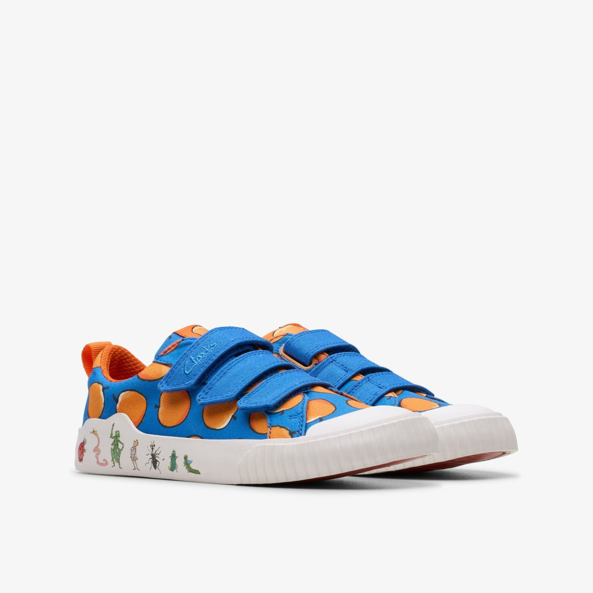 Clarks Customer Favorite / Roald Dahl James & the Giant Peach Foxing Air Kid Blue Canvas