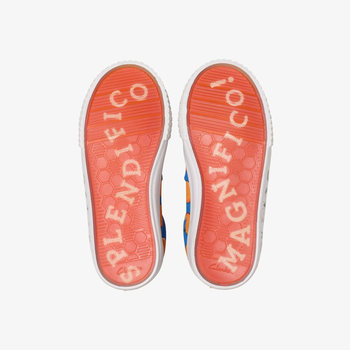 Clarks Customer Favorite / Roald Dahl James & the Giant Peach Foxing Air Kid Blue Canvas
