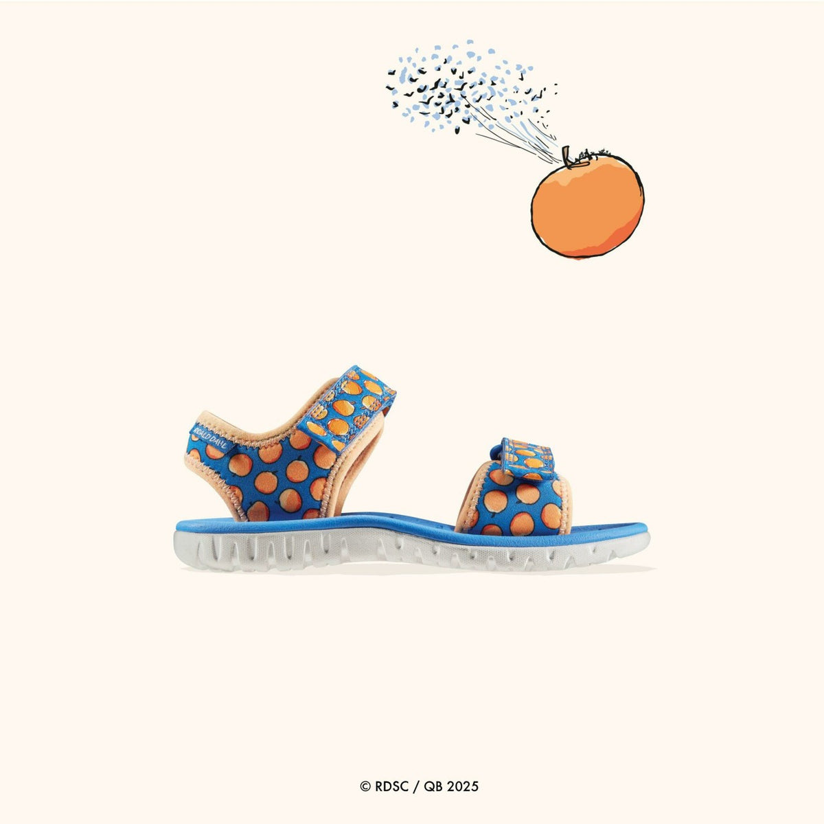 Clarks Smart Buy / Roald Dahl James & the Giant Peach Surfing Air Kid Blue