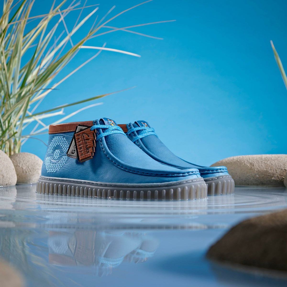 Clarks Top Pick / Torhill Explore Blue Leather