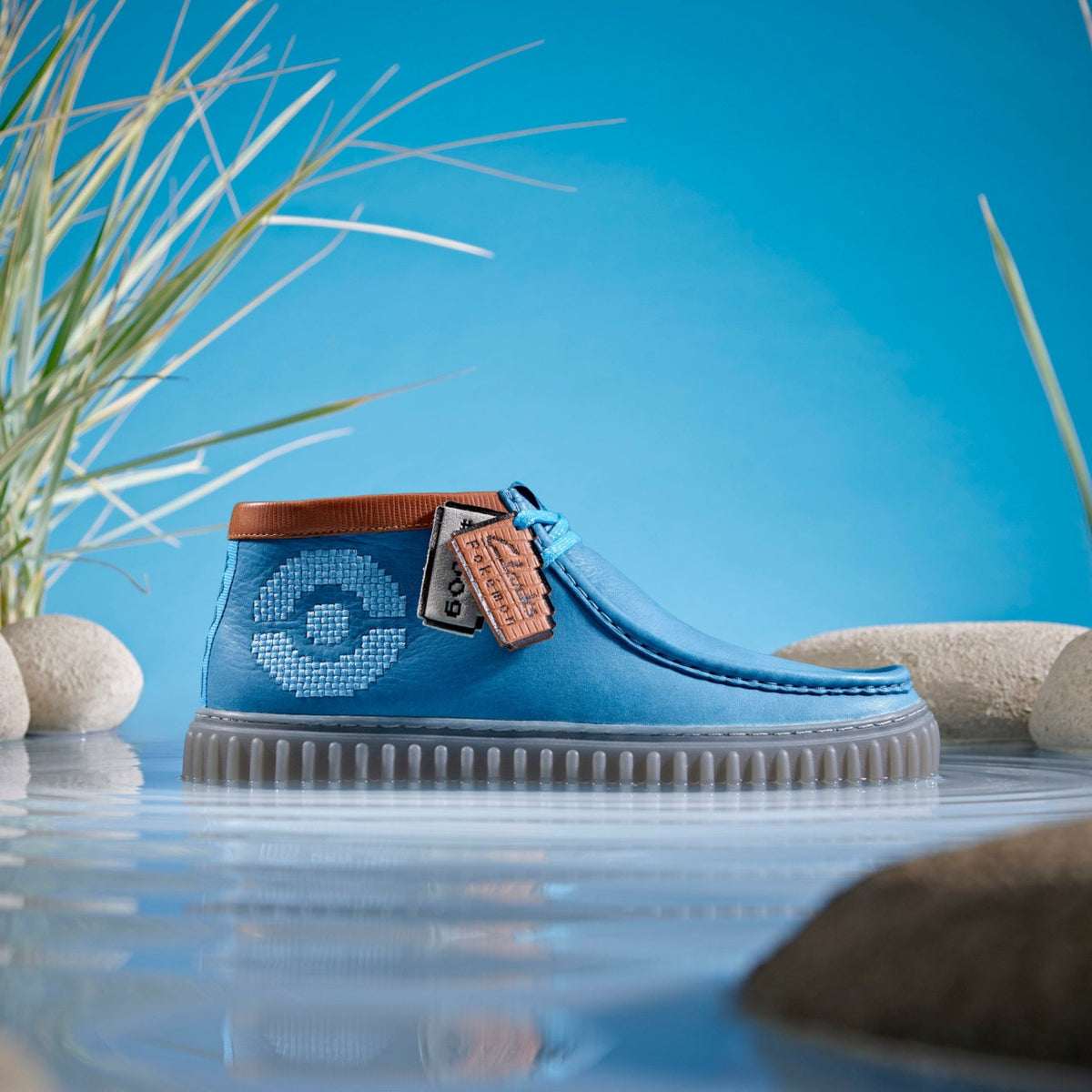 Clarks Top Pick / Torhill Explore Blue Leather