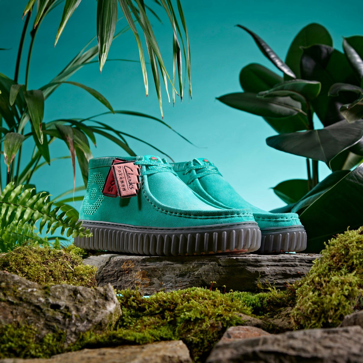 Clarks Exclusive / Torhill Explore Turquoise Suede